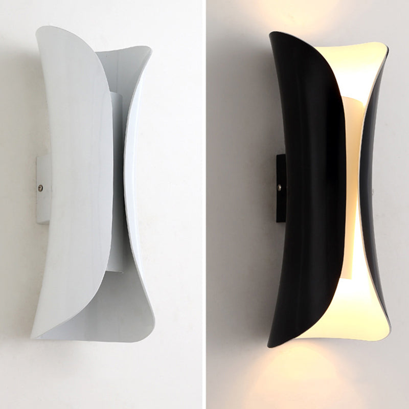 2-Lights Metal Simplicity Wall Lamp Post-modern Style Dining Room Aisle Wall Mounted Light