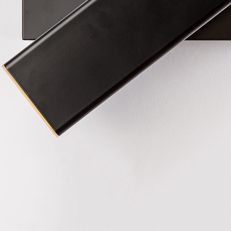 350 ° design rotabile Design LED LAMPAGNO SEMPLICITÀ STANZO ACRILICO LIGHT DI SCONCE RETTANGOLARE PER CAMERA