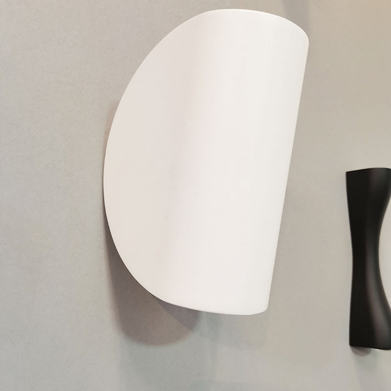 Rotatable Metal Tile Shaped LED Sconce Lamp 6.5" H Modern Style Mini Wall Mount Light