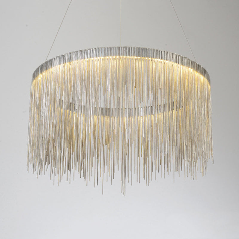 Luci a sospensione a sospensione per il ristorante per ristorante per ristorante per ristorante le luci del soffitto a sospensione di lampadaria circolare contemporanea per ristorante