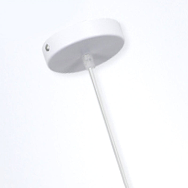 Eigentijdse bol kroonluchter hanger lichte veer gesuspendeerd verlichting voor slaapkamer