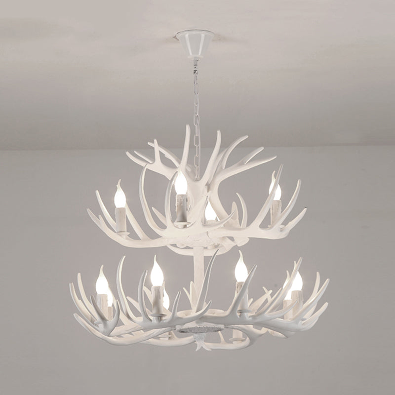 Chandelier Pendant Light Traditional Metal Candle-Style Chandelier Lighting Fixture