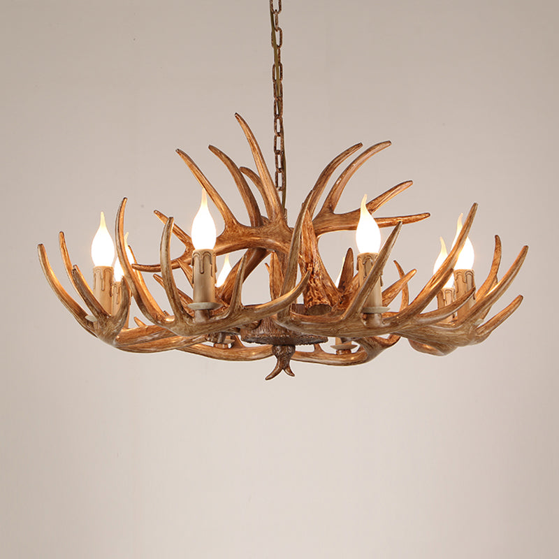 Chandelier Pendant Light Traditional Metal Candle-Style Chandelier Lighting Fixture