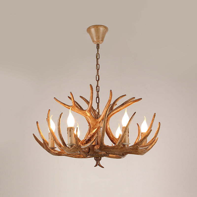 Chandelier Pendant Light Traditional Metal Candle-Style Chandelier Lighting Fixture