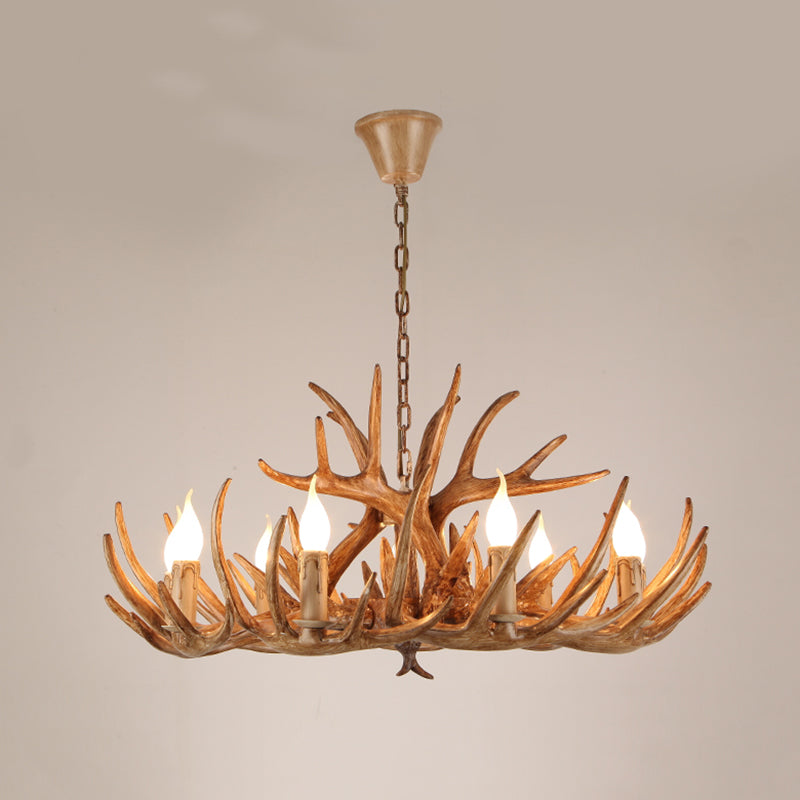 Chandelier Pendant Light Traditional Metal Candle-Style Chandelier Lighting Fixture
