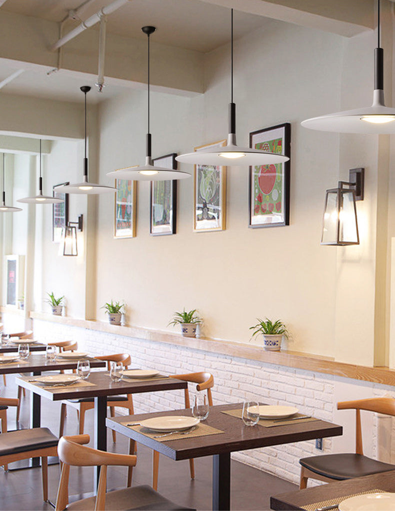 Lampada a sospensione minimalista a 1 lutto