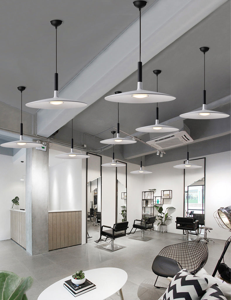 Lampada a sospensione minimalista a 1 lutto