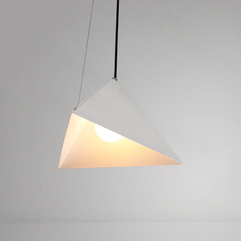 Driehoekige eetkamer ophanging verlichting metaal 1-licht Noordse hanger plafondlicht