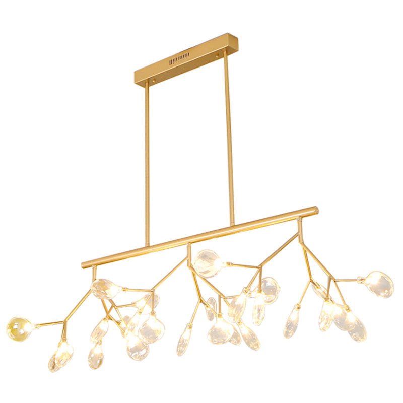 Fireflies Island Ceiling Light Minimalistic Metal Hanging Lamp Kit for Dinning Room