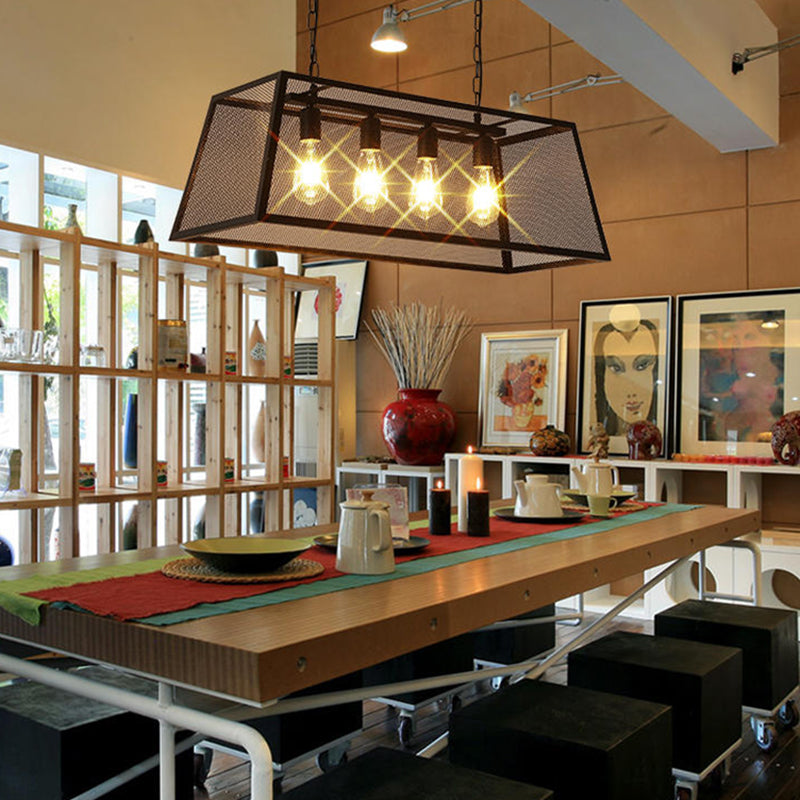 Luce del lampadario in metallo in metallo in metallo in metallo in stile rustico