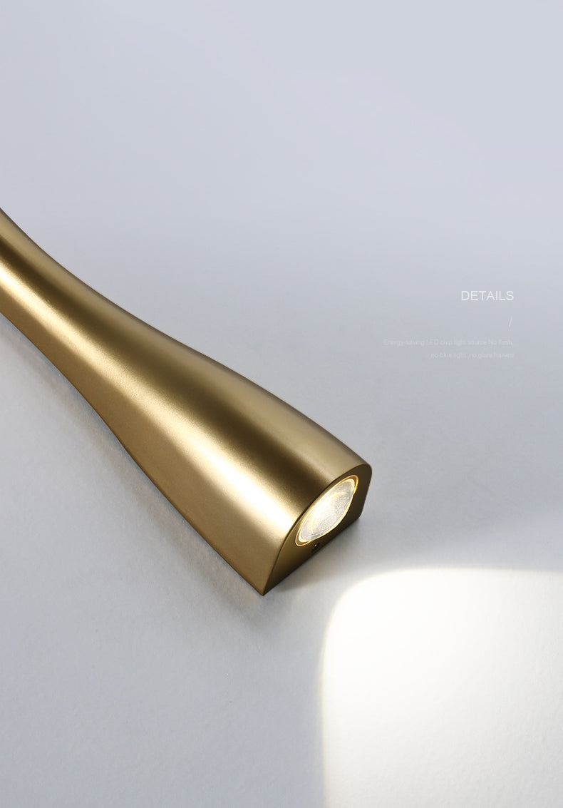 Moderni tubi in stile minimalista lampada montata a parete 2 luci illuminazione montata a parete con tonalità in alluminio