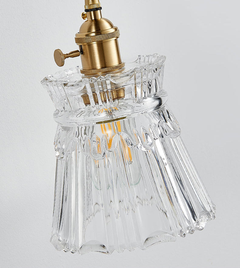 Nombra a campana a coste semplicità lampada a parete in ottone lampada da parete a 1 luce con design a interruttore rotante