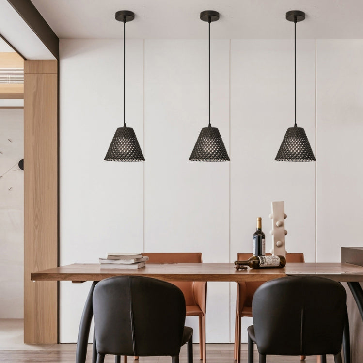 1 Licht ausgehöhlte Suspensionsbeleuchtung Nordisches Kunstzement-Anhänger Licht für Wohnzimmer