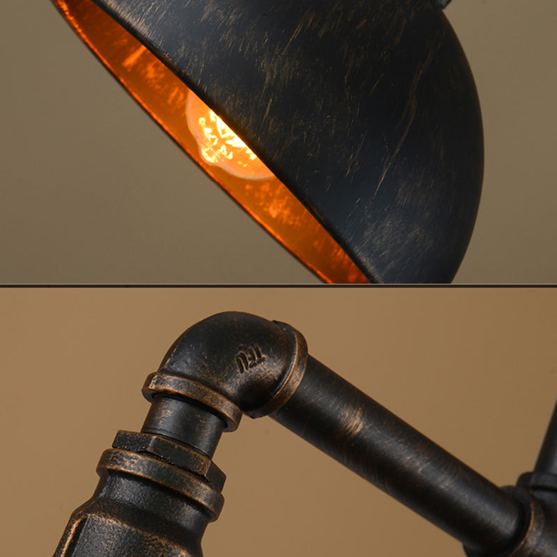 Industrial Island Fixture Retro Flared Shade Pipe Light Indoor Light Bar Hotel Light