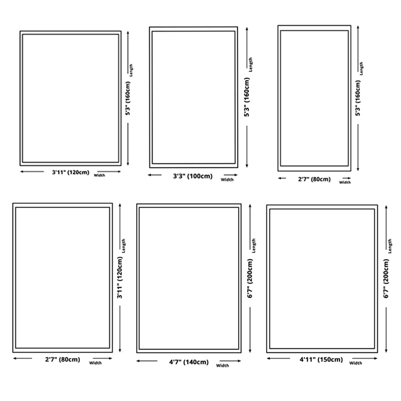 Living Room Area Rug Modern Abstract Printing Rug Polyester Non-Slip Backing Carpet