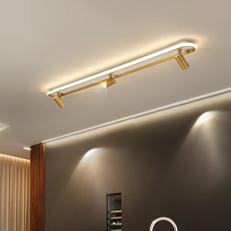 Modern Style LED Flush Mount Ceiling Light Track Light Balcony Light Living Room Light