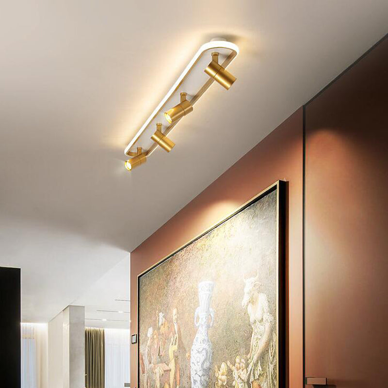 Modern Style LED Flush Mount Ceiling Light Track Light Balcony Light Living Room Light