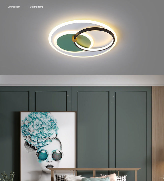 3-stufige oberflächenmontierte Deckenleuchte im nordischen Stil, Acryl-Schlafzimmer-LED-Einbauleuchte