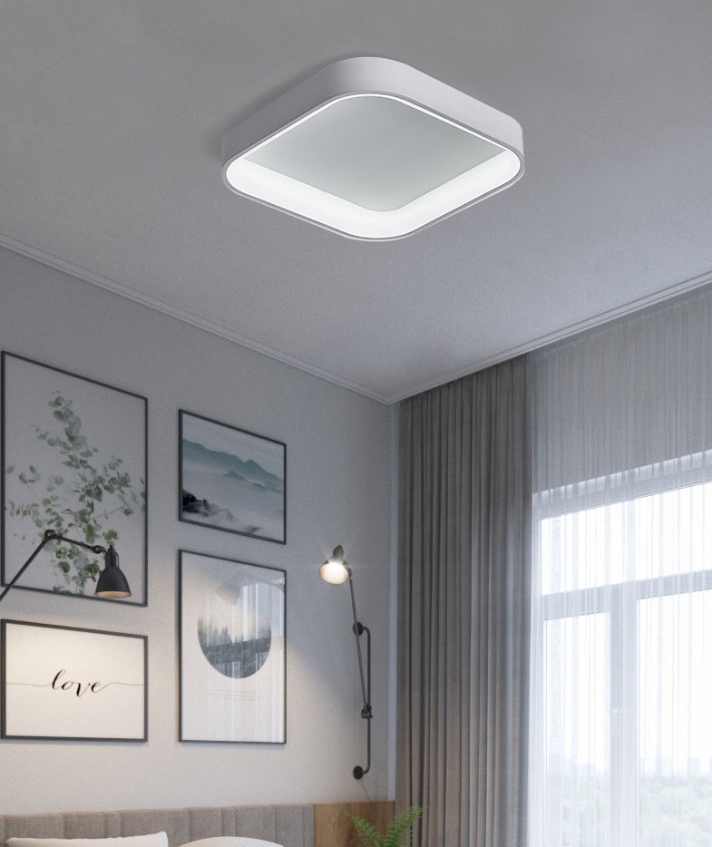 Geometrische Unterputz-Deckenleuchten, moderner Acryl-Deckenleuchter für Schlafzimmer