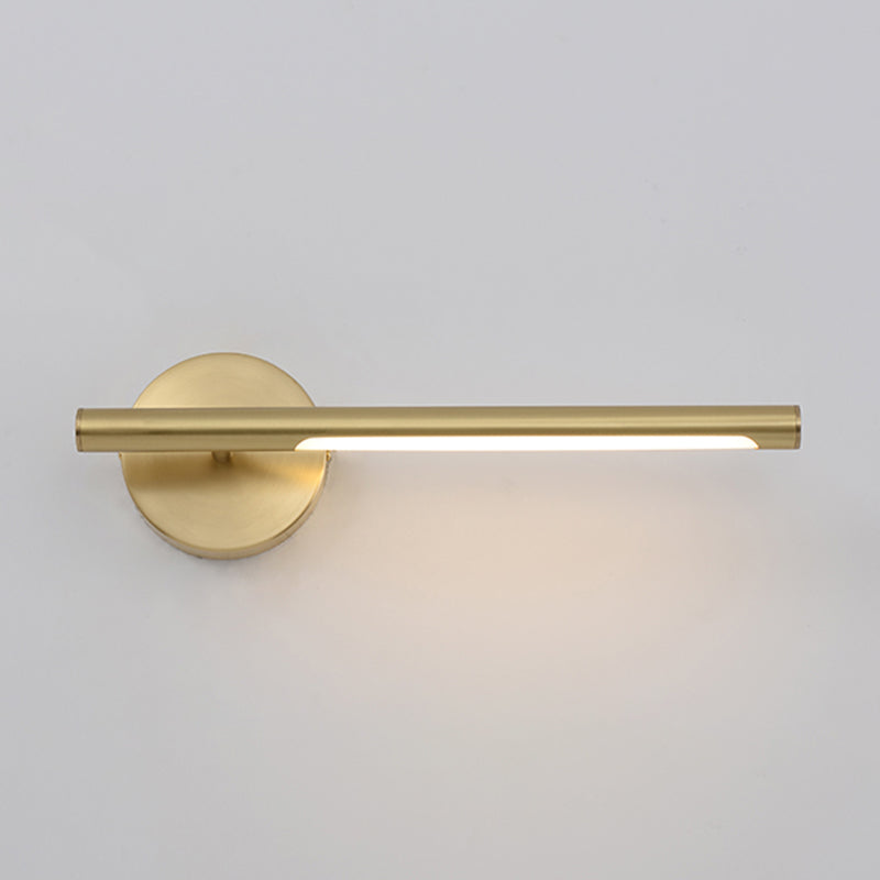 Mid-Century Luxury Style Linear Wall Mounted Vanity Lights Metal Vanity Lighting Fixtures for Bathroom