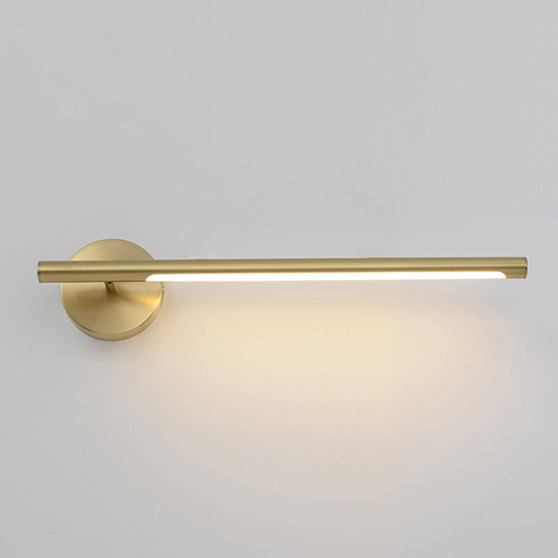 Mid-Century Luxury Style Linear Wall Mounted Vanity Lights Metal Vanity Lighting Fixtures for Bathroom