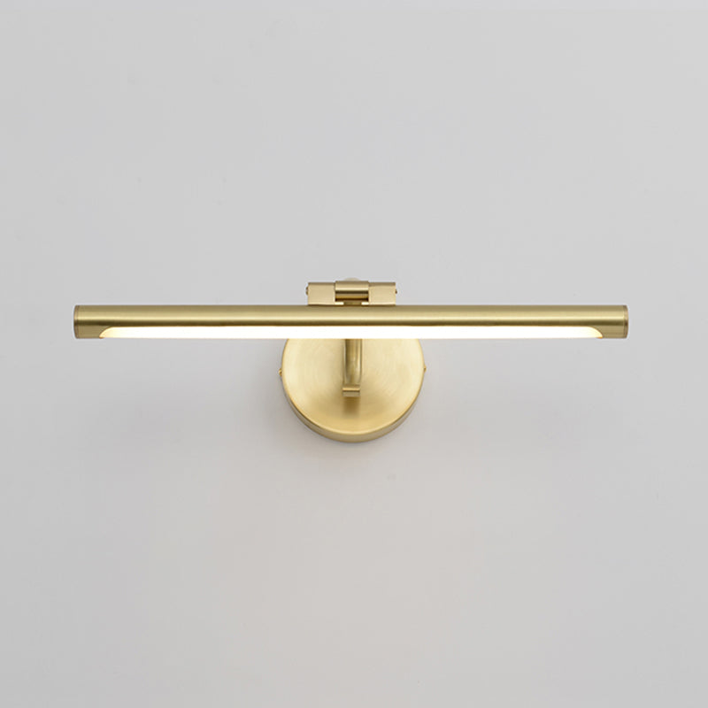 Mid-Century Luxury Style Linear Wall Mounted Vanity Lights Metal Vanity Lighting Fixtures for Bathroom