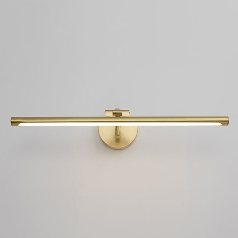 Mid-Century Luxury Style Linear Wall Mounted Vanity Lights Metal Vanity Lighting Fixtures for Bathroom