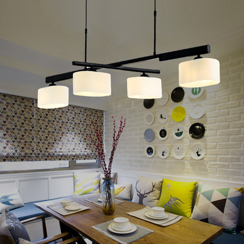 Industrial Linear Chandelier Multi-Light Pendant Coffee Shop Reataurant Light Indoor Light