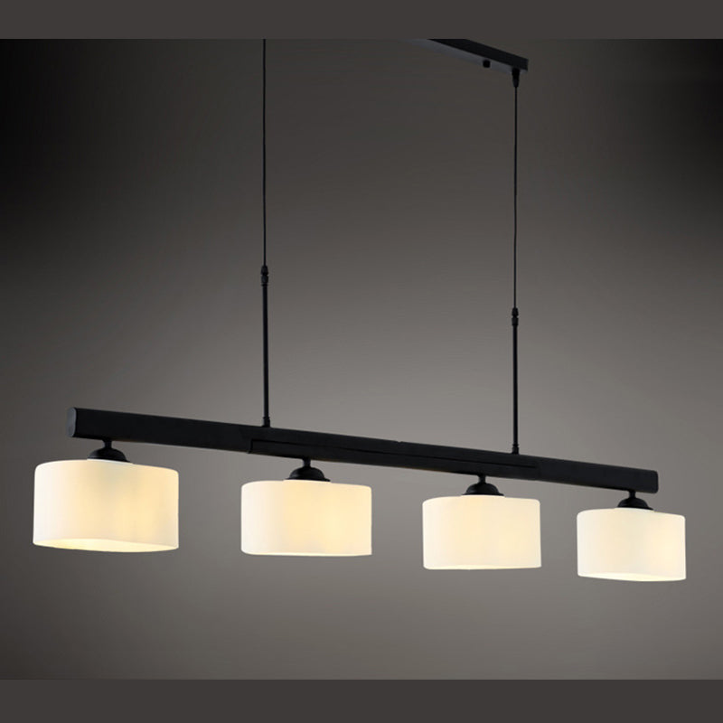 Lampadario lineare industriale a ciondolo multi-luce caffetteria di vetaurant luce interno