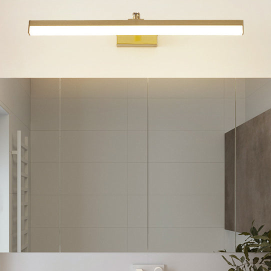Modern Minimalist Style Linear LED Bathroom Vanity Light Fixtures Acrylic Vanity Wall Light Fixtures