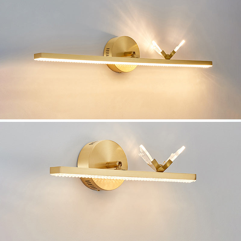 Luminaires muraux de vanité linéaire de style américain moderne