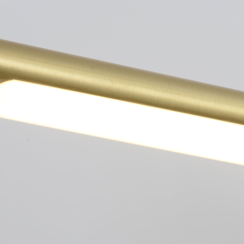 Mid-secolo stile di lusso a parete lineare a parete vanity luci in metallo illuminazione da vanità con corna