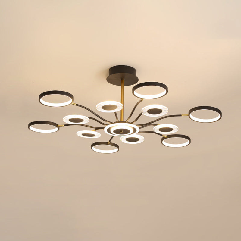 Lampada il lampadario Sputnik Light Segnalizzazione moderna Simplicità Acrilico Acrilico Illuminazione per il ristorante