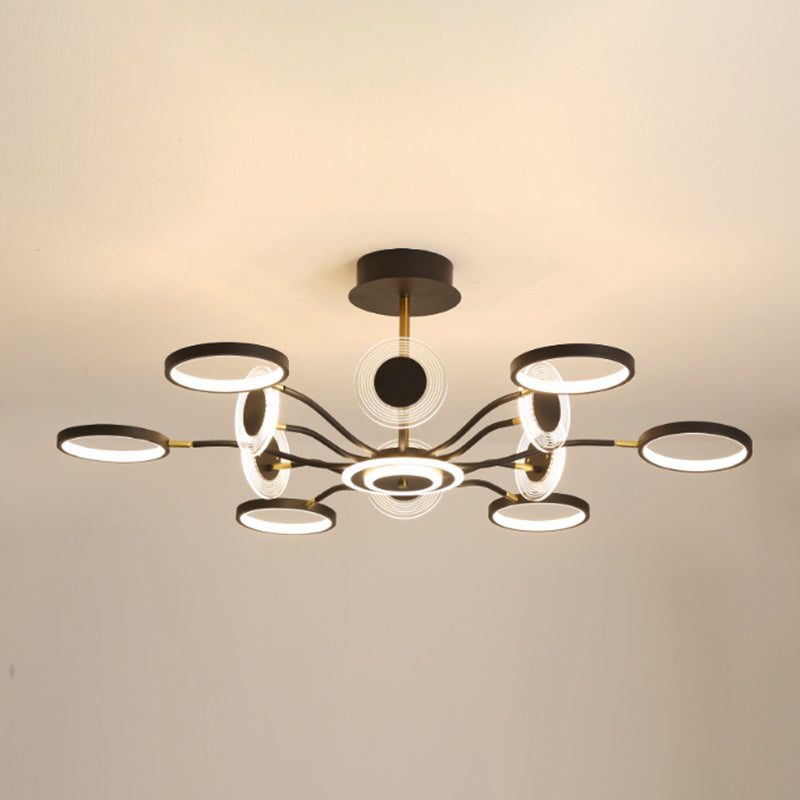 Lampada il lampadario Sputnik Light Segnalizzazione moderna Simplicità Acrilico Acrilico Illuminazione per il ristorante