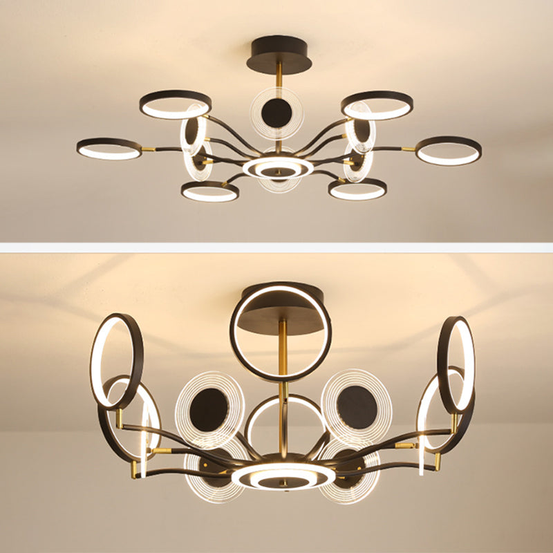 Lampada il lampadario Sputnik Light Segnalizzazione moderna Simplicità Acrilico Acrilico Illuminazione per il ristorante