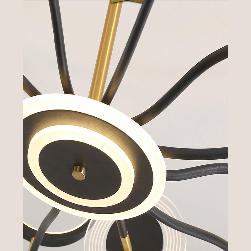 Lampada il lampadario Sputnik Light Segnalizzazione moderna Simplicità Acrilico Acrilico Illuminazione per il ristorante