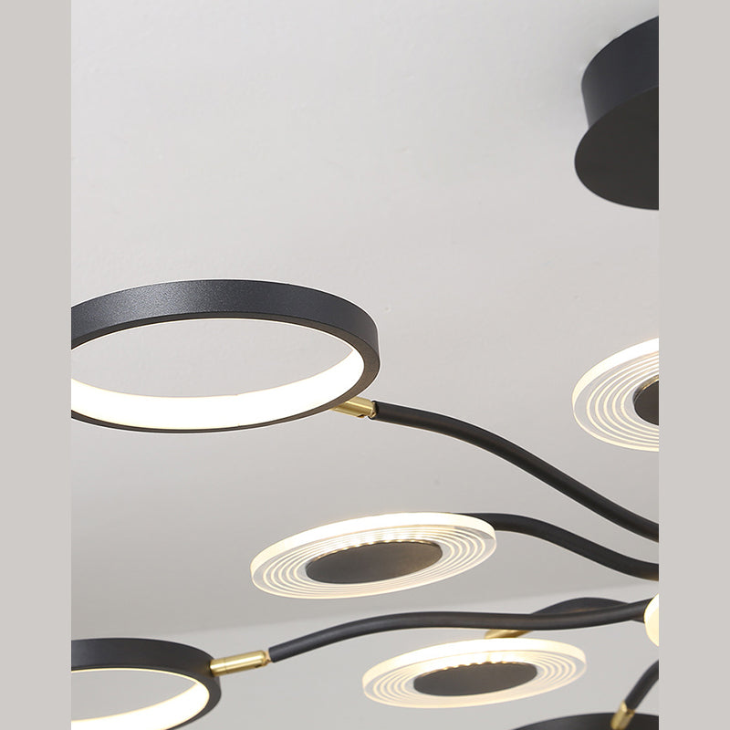 Lampada il lampadario Sputnik Light Segnalizzazione moderna Simplicità Acrilico Acrilico Illuminazione per il ristorante