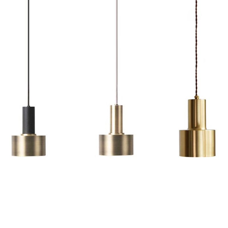 Fakkelvormige postmoderne eenvoud hangend licht 4.7 "brede mini metalen hanglamp voor slaapkamer woonkamer