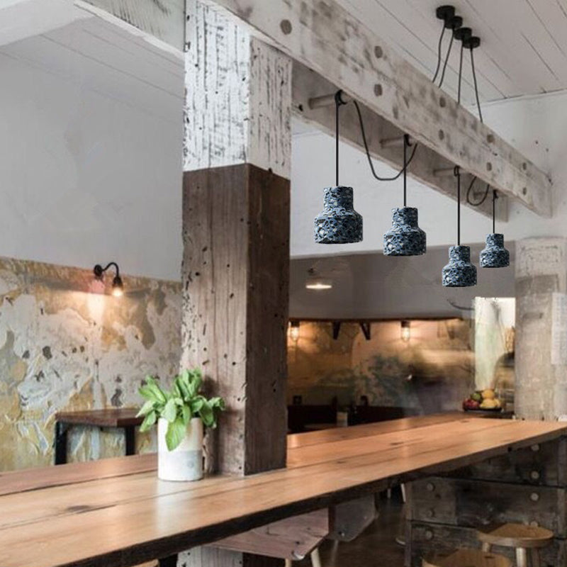 Estilo nórdico Minimalismo Lámpara colgante de terrazo 1 Light Creative dormitorio Fije de iluminación