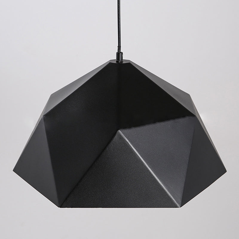 Geometrisch geformte kreative Metallhänge hängendes Licht Single Birne Moderner Stil Einfachheit Licht Beleuchtung Anhänger