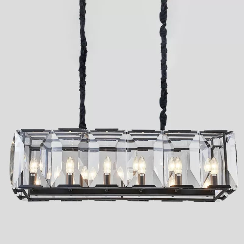 Isla colgante techo colgante iluminación de cristal vestíbulo de dormitorio luz del hotel