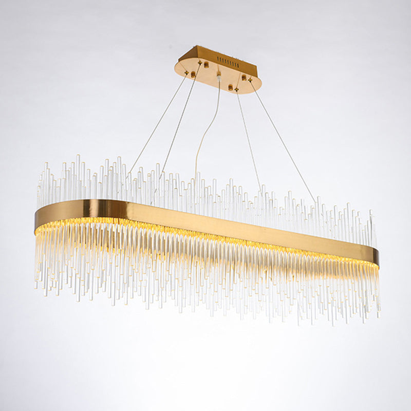 Moderna isla Pense de iluminación de cristal Restaurante Luz de restaurante Luz interior