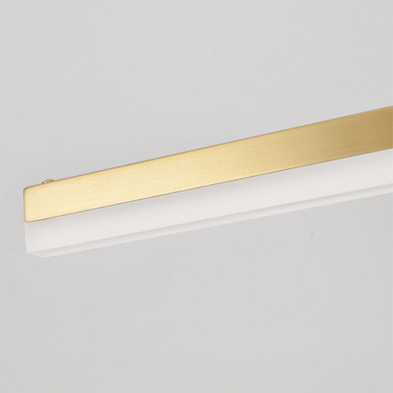 Modern Minimalist Style Copper Wall Mounted Vanity Lights Acrylic 1 Light Vanity Wall Light Fixtures