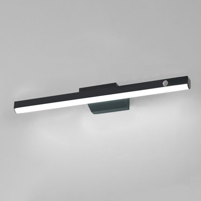 Modern Minimalist Style Linear Wall Mounted Vanity Lights Acrylic 1 Light Vanity Wall Light Fixtures