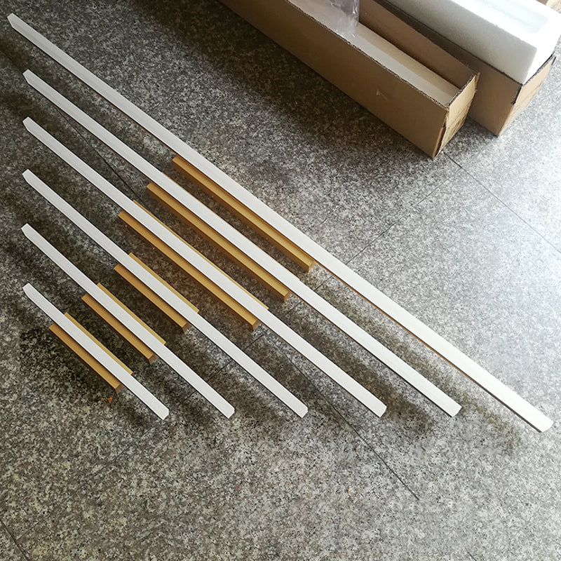 Modern Minimalist Style Rectangular Vanity Wall Light Fixtures 1 Light Wall Mounted Vanity Lights with Acrylic Shade