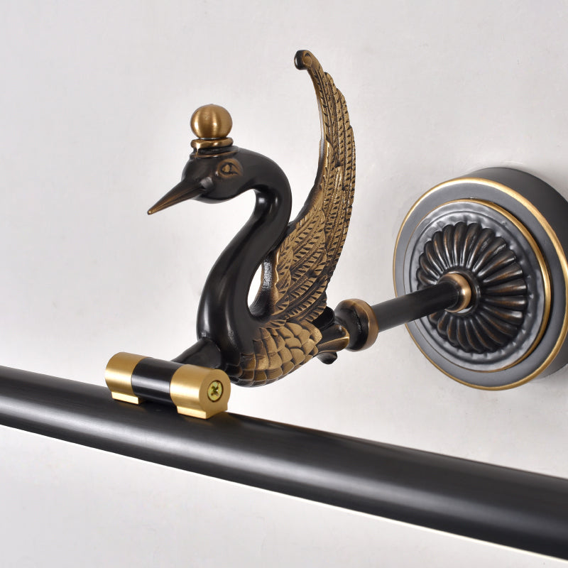 Mitte des Jahrhunderts Luxusstil Zylindrische Wandmontage Waschtischlichter Kupfer 1 Leichte Eitelkeitsbeleuchtung für Badezimmer