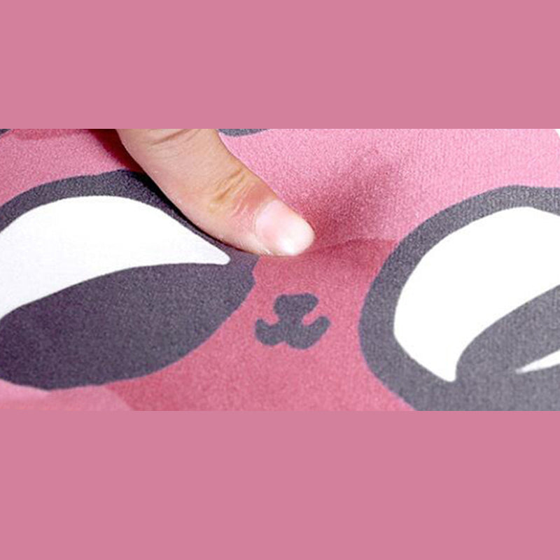 Abstract Printing Area Rug Polyester Round Carpet Non-Slip Backing Rug for Living Room