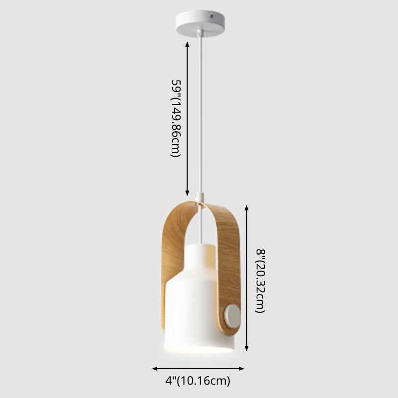 Milchdose am Krankenbetthänger Beleuchtung Metall 1-Bulb Nordic Hanging Lamp mit rotierbarem Griff