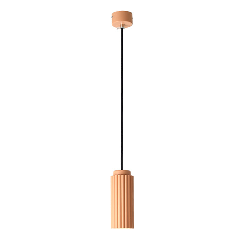 Cilindrische slinger licht macaron metaal 1 bol woonkamer hangende lamp armatuur
