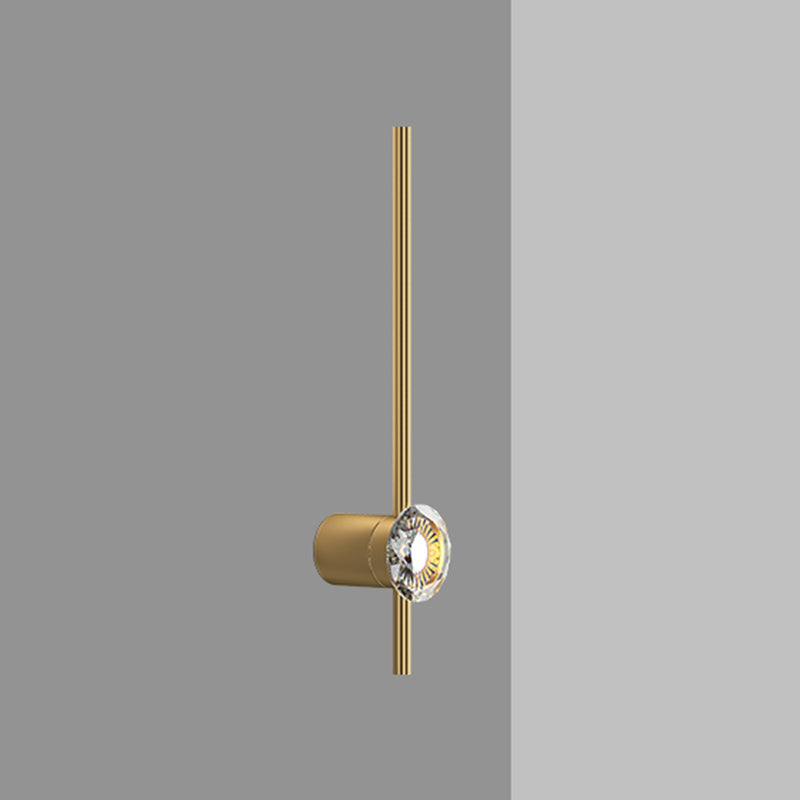 Modern Luxury Style Wall Mounted Light Fixture Copper Flush Mount Wall Sconce for Living Room